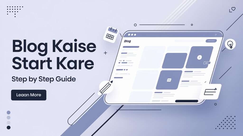 Blog Kaise Start Kare – Step By Step Guide